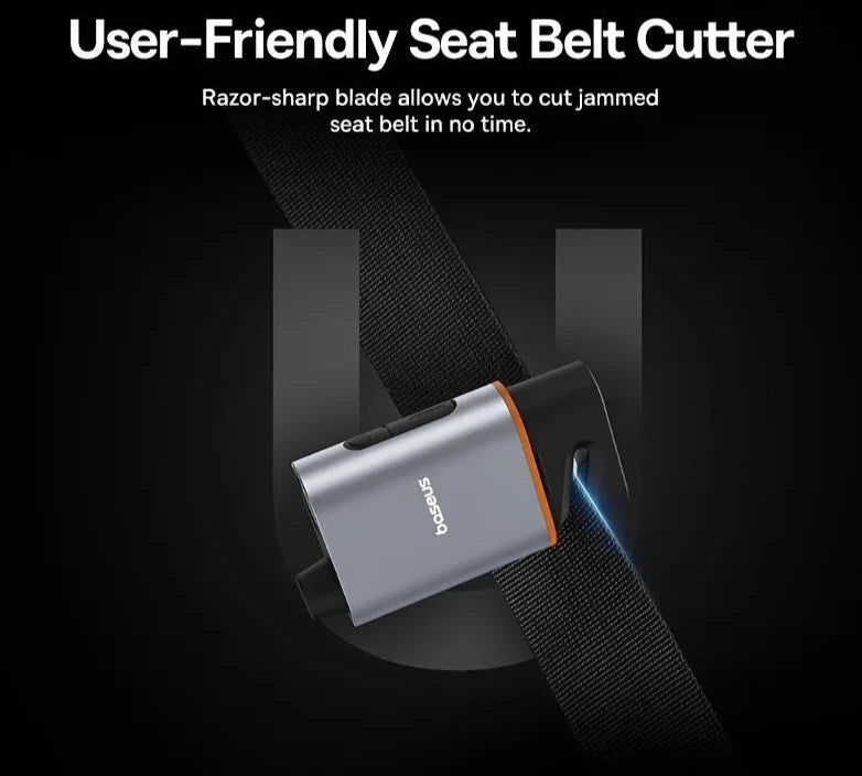 Emergency Car Window Hammer with light