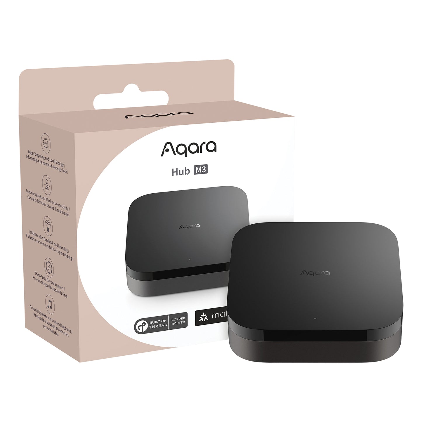 Aqara® Hub M3 Multi-Protocol and Matter Bridge Smart Home Hub with Built-in Speaker and IR Blaster