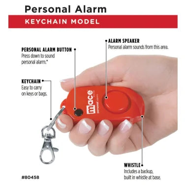 Mace Personal Alarm Key Chain with Whistle