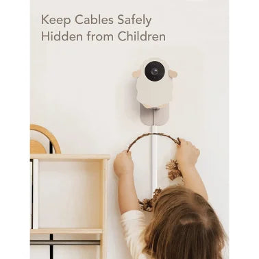 Nooie Smart Baby & Kids Security Camera with Lamb Faceplate