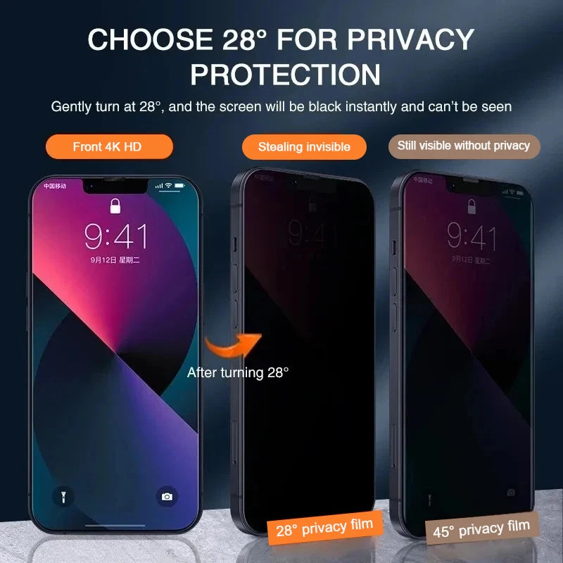 Privacy Tempered Glass Screen Protector