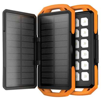 ToughTested Dual-Solar-Panel Switchback 10,000 mAh Power Bank